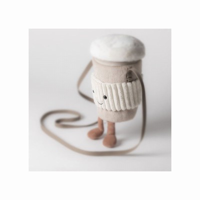 Jellycat Coffee-To-Go Bag UK | 07428ATPV